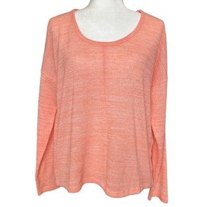Old Navy Women's coral lightweight long sleeve sweater, Sz M